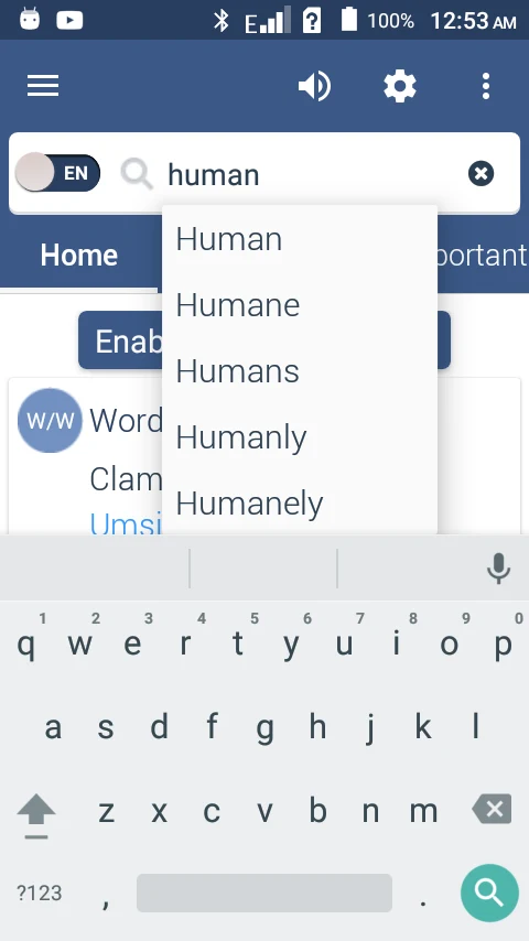 English To Zulu Dictionary screenshot